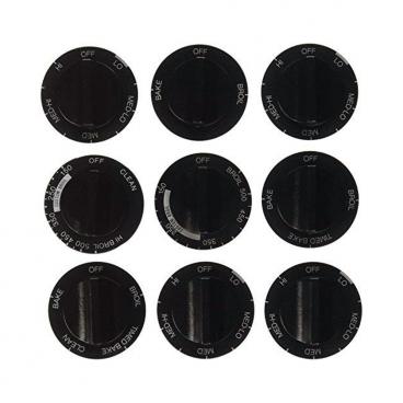 Whirlpool RF317PXVG0 Range Knob Kit (Set of 9) - Genuine OEM