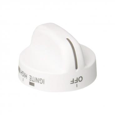 Whirlpool SF367LEMT1 Burner Control Knob (White) - Genuine OEM