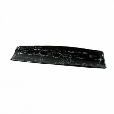 Whirlpool YWED8000DW4 Dryer Control Panel Overlay (Black) - Genuine OEM