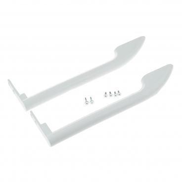 GE GTH21GBEAWW Door Handle Kit (White, 2 Pack) - Genuine OEM