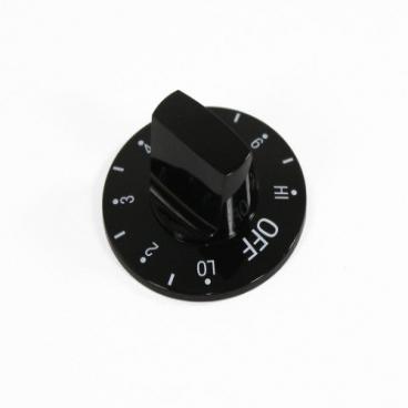 GE JAS02Y2 Temperature Control Knob (Black) - Genuine OEM