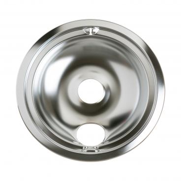 GE JB256DM1WW Burner Drip Bowl (6 in, Chrome) - Genuine OEM