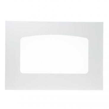 GE JBP66EK2BB Outer Door Glass (White) - Genuine OEM