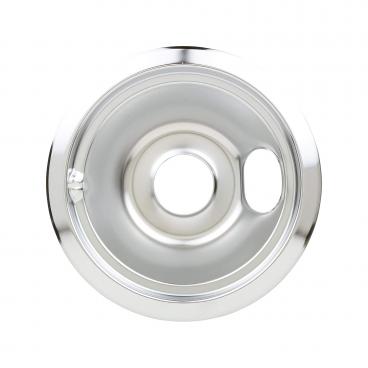 GE JBS18GV2 Burner Drip Bowl (8 in, Chrome) - Genuine OEM