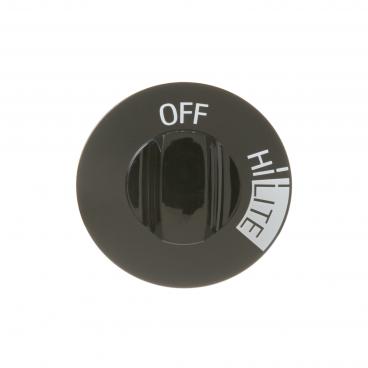 Hotpoint RGA524PW3 Top Burner Control Knob (Black - Genuine OEM