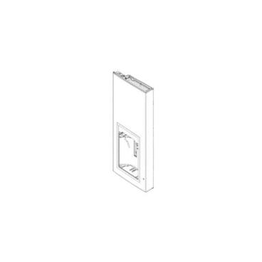 GE Part# WR78X26437 Door Display (Black) - Genuine OEM