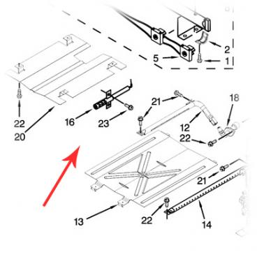 Whirlpool Part# W10474161 Orifice Holder (OEM)