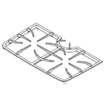 Whirlpool Part# 7518P321-60 Burner Grate (OEM)