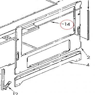 Whirlpool Part# W10854496 Fip Door (OEM)