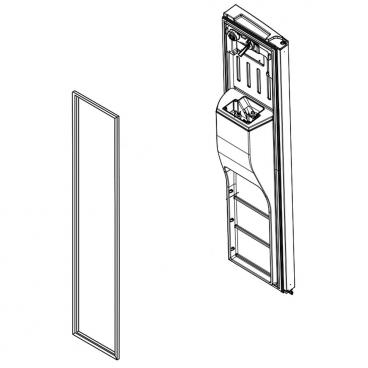 Whirlpool Part# LW10755685 Fip Door (OEM) White