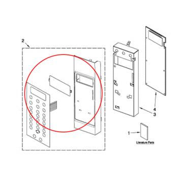 Whirlpool Part# W10280391 Control Panel (OEM)