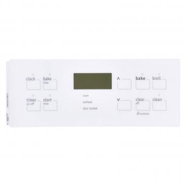 Frigidaire FEFS66DQF Touchpad Control Panel Overlay (White) Genuine OEM