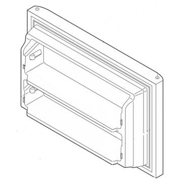 Frigidaire LGUI1849LP0 Freezer Door Panel Assembly - Genuine OEM