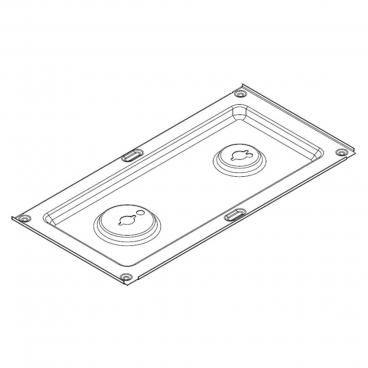 KitchenAid KDRU783VSS02 Burner Drip Pan - Genuine OEM