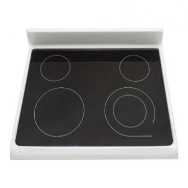 Frigidaire FFEF3013LWE Glass Cook Top Panel (White and Black)