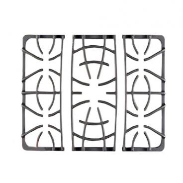 Frigidaire FGGF3054KWA Burner Grate Kit (3 piece - Left, right, and center w/foot pads) - Genuine OEM