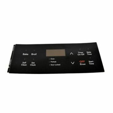 Crosley CREE3877TDA Touchpad Control Panel Overlay - Black - Genuine OEM