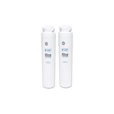 GE DSS26DHWASS Denali Pure Water Filter (2 Pack) - Genuine OEM