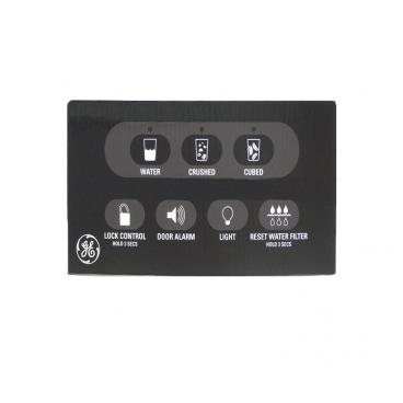 GE GSC23LGQCBB Dispenser Button/Control Panel - Black - Genuine OEM