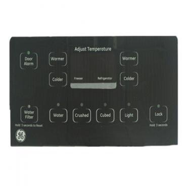 GE GSS23WSTJSS Dispenser Control Panel/Touchpad/Keypad - Black - Genuine OEM