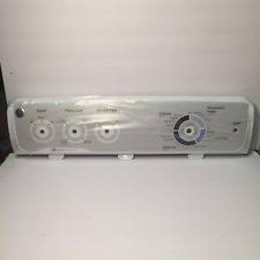 GE GTDP490GD2WS Control Panel Shell-Backsplash Graphic Assembly - White - Genuine OEM