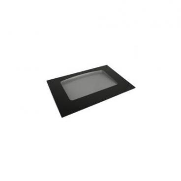 GE JGBP87BEL3BB Exterior Oven Door Glass - Black - Genuine OEM