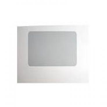 GE JGBP88DEM1WW Outer Oven Door Glass (White) - Genuine OEM