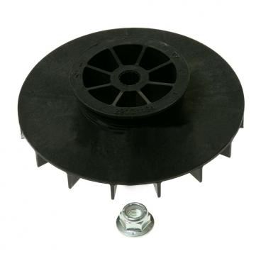 GE GTW490ACJ5WW Motor Pulley and Nut - Genuine OEM