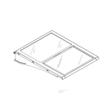 GE GWE19JGLTFBB Quick Space Shelf - Genuine OEM