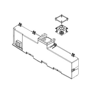 GE GYE22HYNBFS Evaporator Cover - Genuine OEM