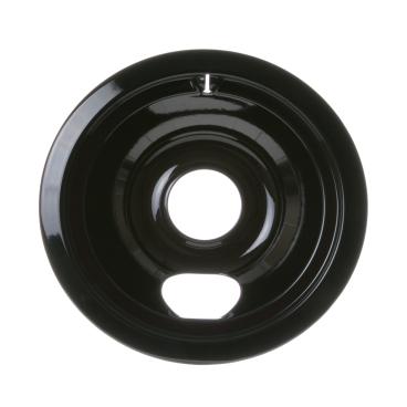 GE JB258RT3SS Burner Drip Bowl (6 in, Black) - Genuine OEM