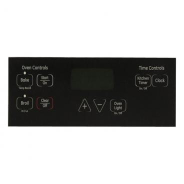 GE JGBS17DEM1BB Touchpad Control Panel Overlay (Black) - Genuine OEM