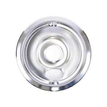 GE JMS08GV1AD Burner Drip Bowl (6 in, Chrome) - Genuine OEM