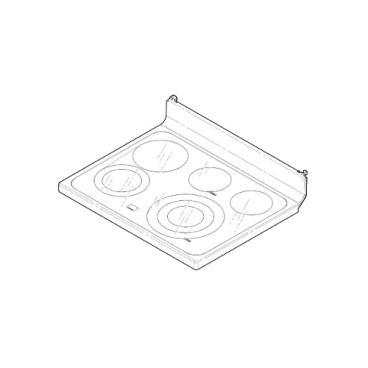 GE PB935YP2FS Glass Cooktop Assembly - Black - Genuine OEM