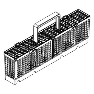 LG LDP7708ST Silverware Basket Assembly - Genuine OEM