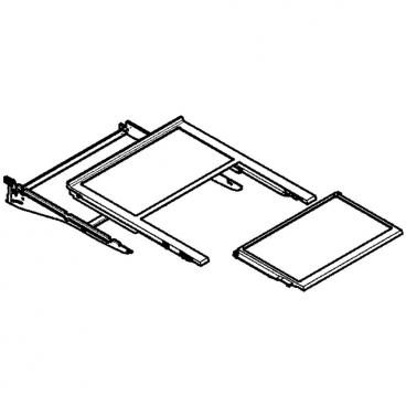 LG LMXS28626D/04 Glass Shelf Assembly - Genuine OEM