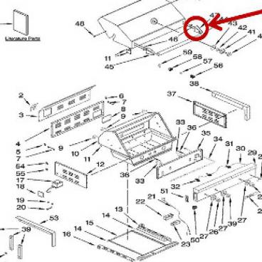 Whirlpool Part# W10128787 Handle Endcap (OEM)