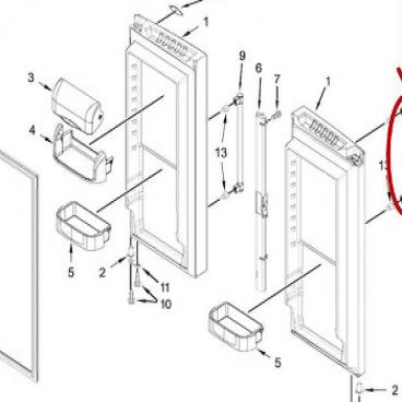 Whirlpool Part# W10918557 Handle (OEM)