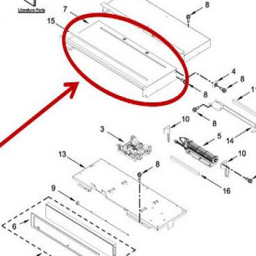 Whirlpool Part# W11296169 Console (OEM)