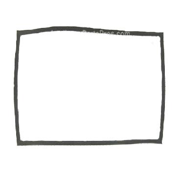 Inglis IT18SKXRD00 Refrigerator Door Gasket - Black - Genuine OEM