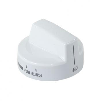 Whirlpool WFG381LVB3 Surface Burner Control Knob (White) Genuine OEM