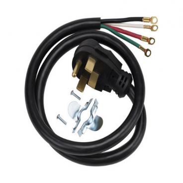 Whirlpool WLP83200 Power Cord (4 Wire, 4 Ft, 40 Amp) - Genuine OEM