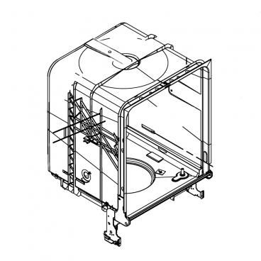 Kenmore 665.13042K111 Tub Assembly - Genuine OEM