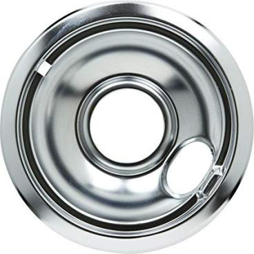 Whirlpool RF302BXVG3 Stove Drip Bowl (6 inch, Chrome) Genuine OEM