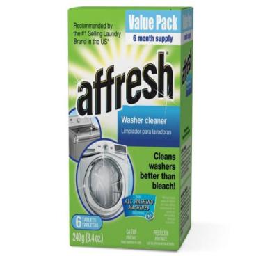 Whirlpool WFW8620HW3 Affresh Washer Cleaner (6 CT) - Genuine OEM