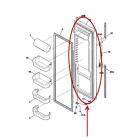 Frigidaire Part# 240451901 Door Assembly (OEM)