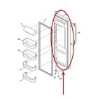 Frigidaire Part# 240451968 Door Assembly (OEM) White