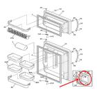 Frigidaire Part# 241553405 Module Cover Label (OEM)