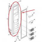 Frigidaire Part# 241837127 Freezer Door Assembly (OEM)