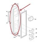 Frigidaire Part# 242026439 Door Assembly (OEM)